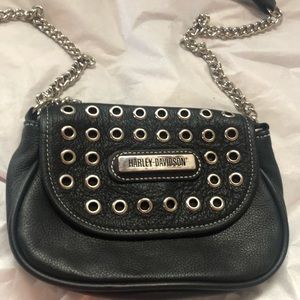 Harley Davidson leather purse